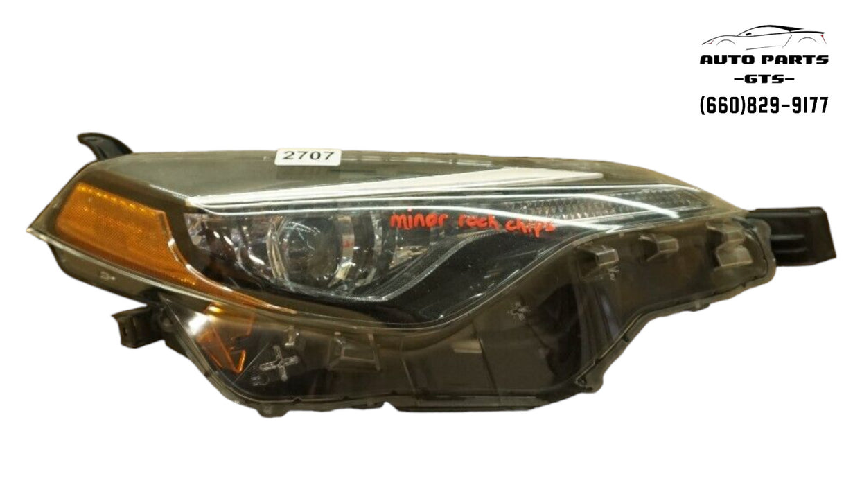 2017-2019 TOYOTA COROLLA FRONT RIGHT PASSENGER SIDE HEADLIGHT LED OEM