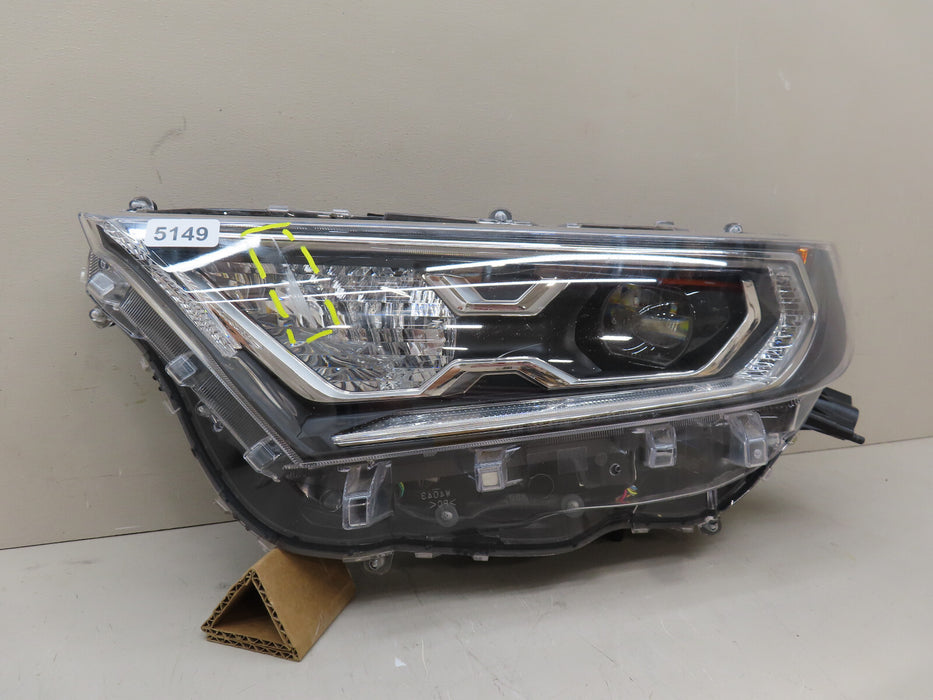 2019-2021 TOYOTA RAV4 HYBRID FRONT LEFT DRIVER SIDE HEADLIGHT  OEM