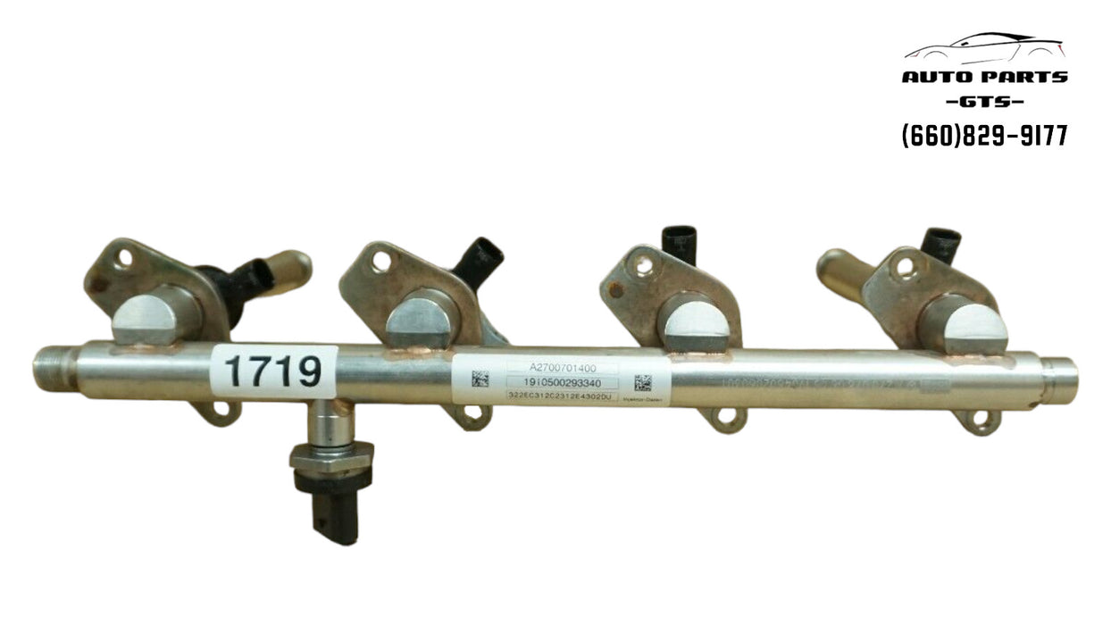 2014-2018 MERCEDES W117 CLA 45 AMG ENGINE FUEL INJECTOR RAIL A2700701400 OEM
