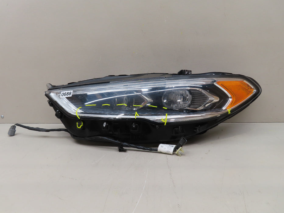 2017-2020 FORD FUSION FRONT LEFT DRIVER HEADLIGHT FULL LED OEM