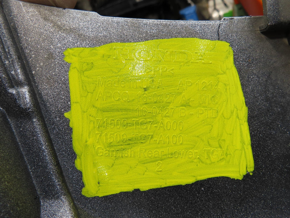 2019-2021 HONDA PILOT REAR LOWER BUMPER COVER VALANCE PANEL OEM 71509-TG7-A000