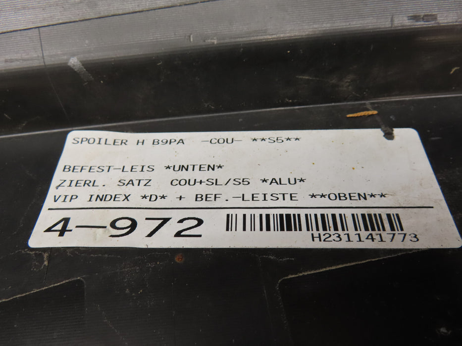 2019-2021 AUDI A5 S5 REAR BUMPER COVER OEM 8W6-807-511-H