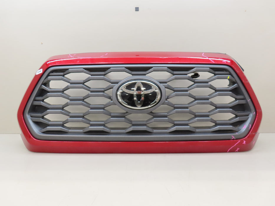 2016-2022 TOYOTA TACOMA FRONT UPPER MAIN GRILLE W/EMBLEM OEM 53113-04040