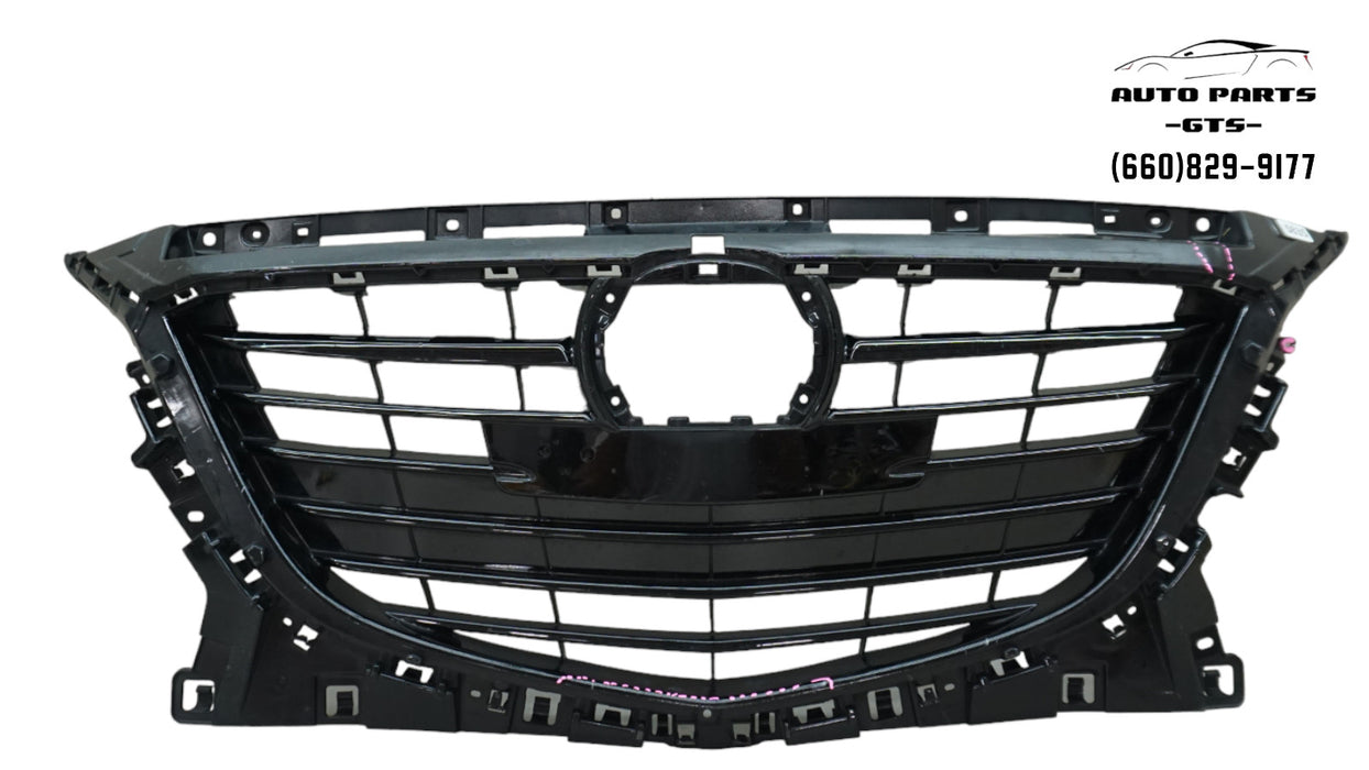 2014-2016 MAZDA 3 FRONT BUMPER UPPER GRILL GRILLE OEM B45F-50712