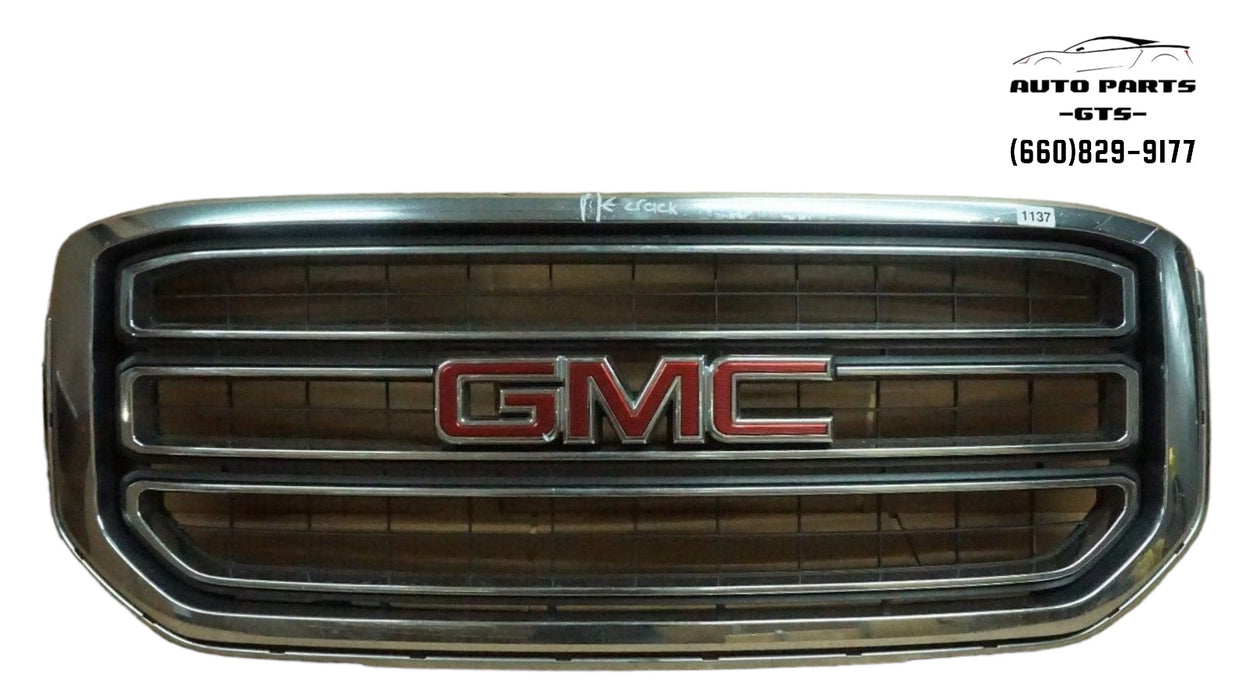 2015-2018 GMC YUKON XL FRONT GRILLE GRILL WITH EMBLEM 22936421 15 16 17 18 OEM