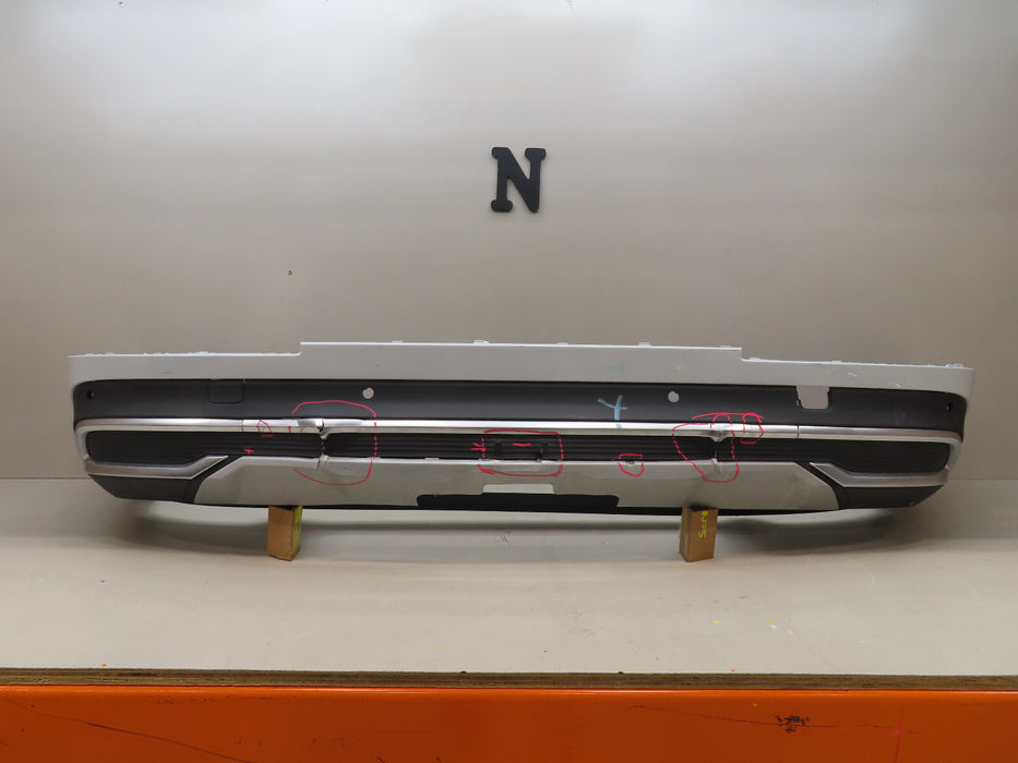 2017-2019 AUDI Q7 REAR LOWER BUMPER COVER OEM 4M0807521J