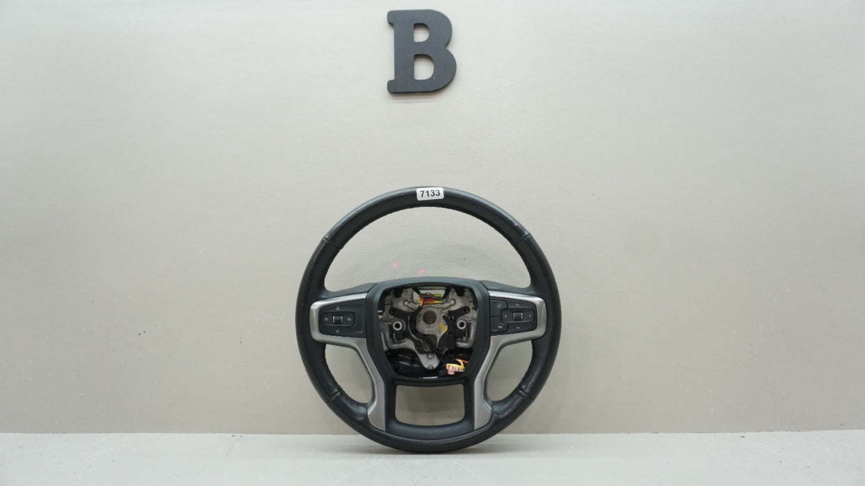 2019-2023 CHEVROLET SILVERADO TAHOE SUBURBAN GMC SIERRA STEERING WHEEL OEM