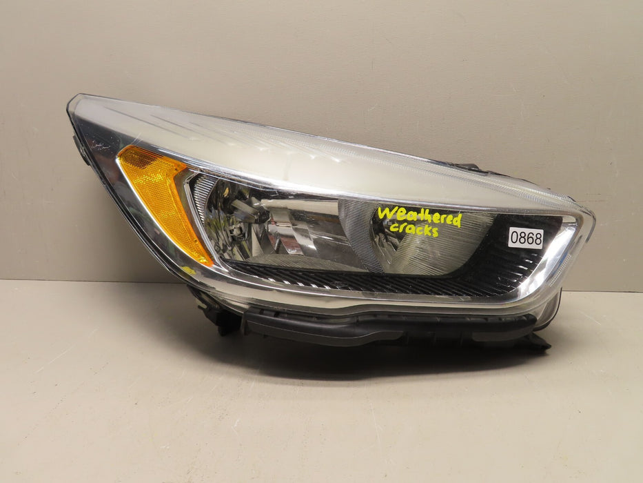 2017 2018 2019 FORD ESCAPE RIGHT HALOGEN HEADLIGHT LAMP OEM