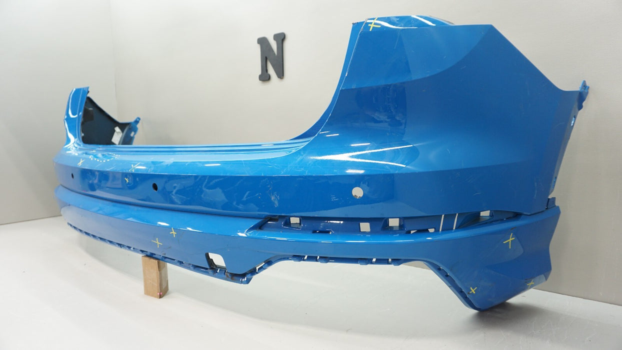 2019-2022 AUDI Q3 S-LINE REAR BUMPER COVER W/ LOWER 83A807511 OEM 19 20 21 22