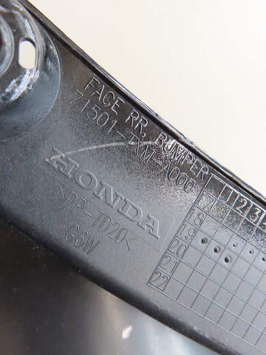 2019-2021 HONDA INSIGHT REAR BUMPER COVER OEM 71501-TXM-A000