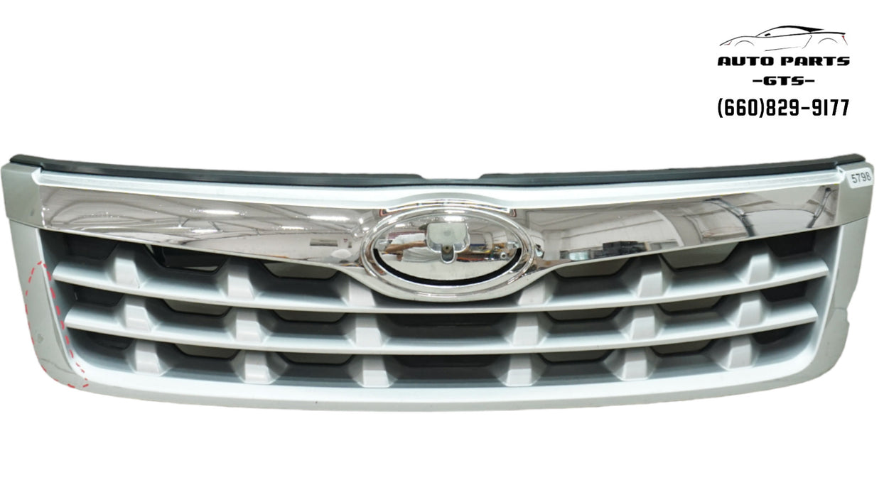 2011-2013 SUBARU FORESTER FRONT BUMPER UPPER GRILL GRILLE CHROME AFTERMARKET