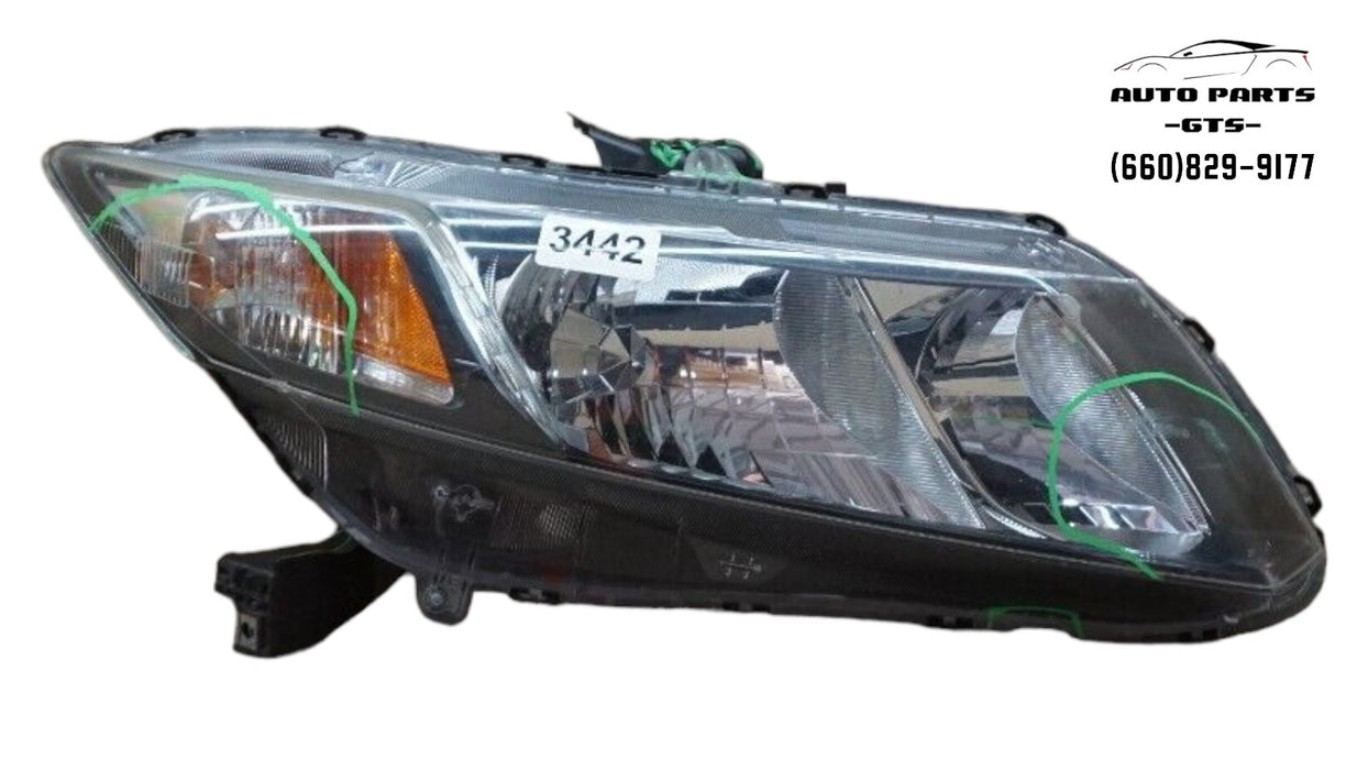 2013-2015 HONDA CIVIC SEDAN FRONT RH RIGHT PASSENGER SIDE HEADLIGHT HEADLAMP OEM