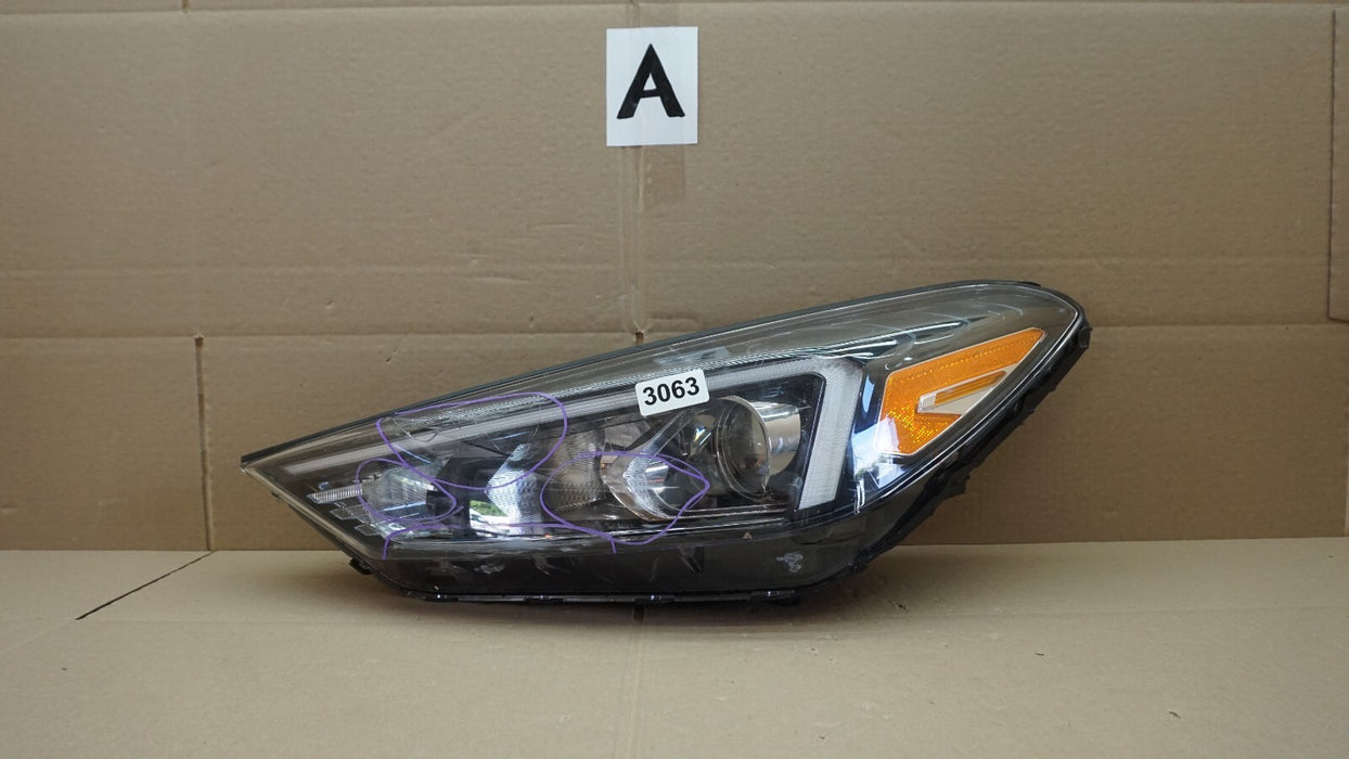 2019-2021 HYUNDAI TUCSON FRONT LEFT DRIVER SIDE HEADLIGHT HEAD HALOGEN LAMP OEM