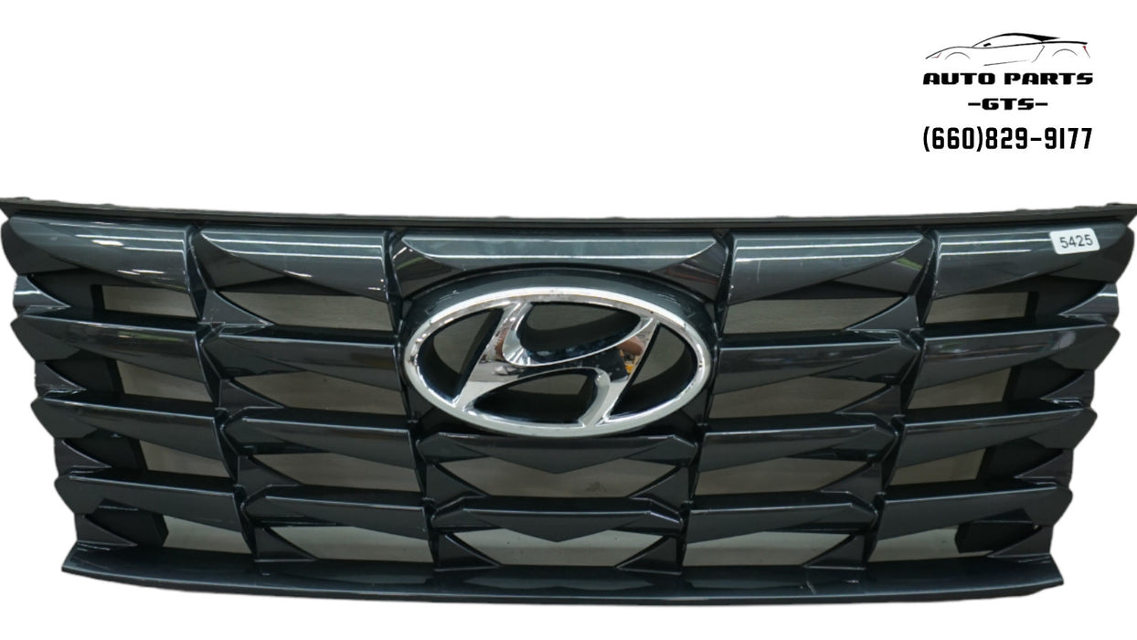 2021-2020 HYUNDAI TUCSON FRONT UPPER GRILL GRILLE W/ EMBLEM OEM 86366-N9000
