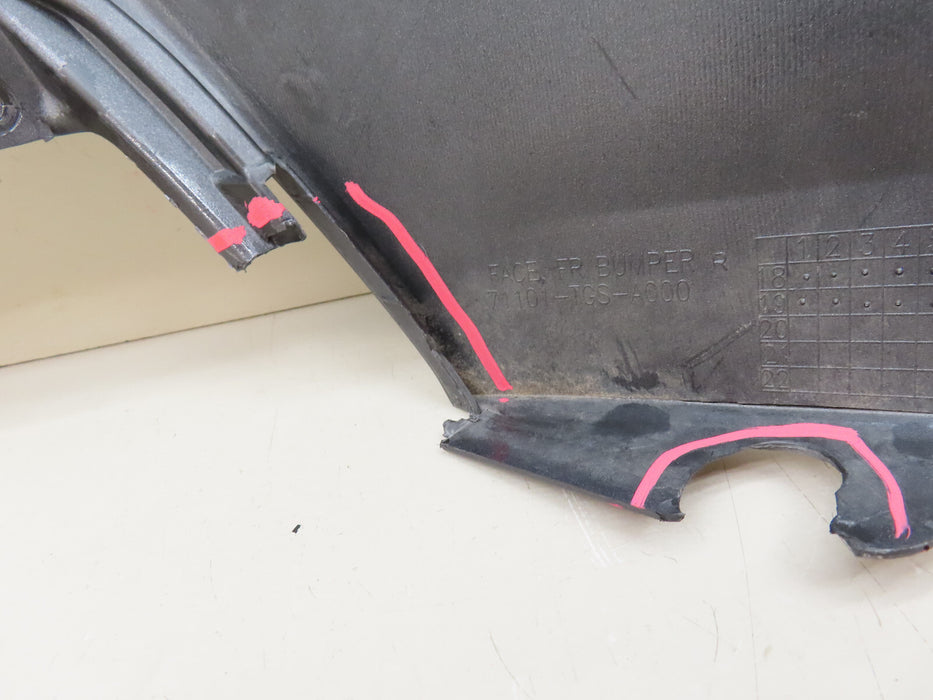 2019-2021 HONDA PASSPORT FRONT RIGHT PASSENGER SIDE BUMPER COVER END CAP OEM