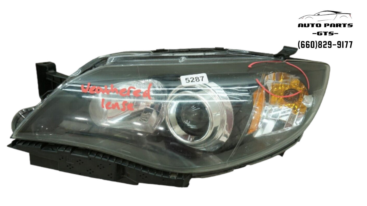 2008-2011 SUBARU IMPREZA FRONT LEFT DRIVERS HALOGEN HEADLIGHT OEM