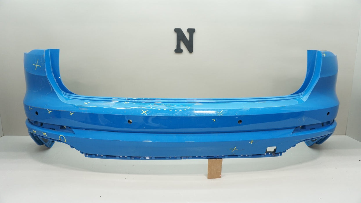 2019-2022 AUDI Q3 S-LINE REAR BUMPER COVER W/ LOWER 83A807511 OEM 19 20 21 22