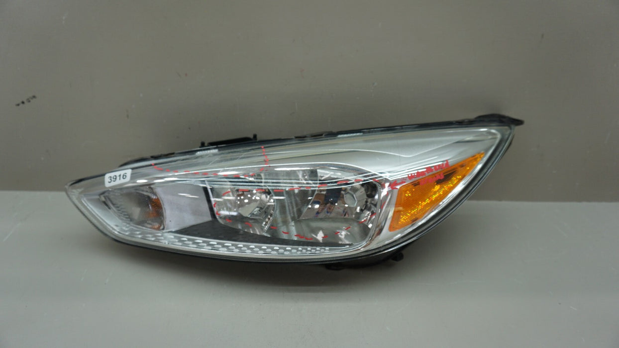 2015-2018 FORD FOCUS FRONT LH LEFT DRIVER SIDE HEADLIGHT OEM F1EB13W030