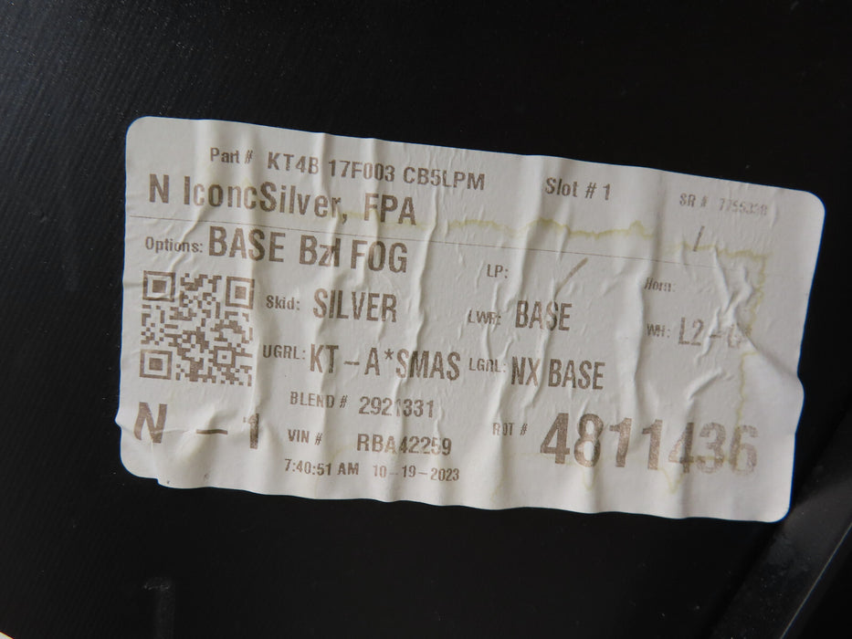 2019-2021 FORD EDGE FRONT BUMPER COVER W/VALANCE OEM KT4B-17F003-A