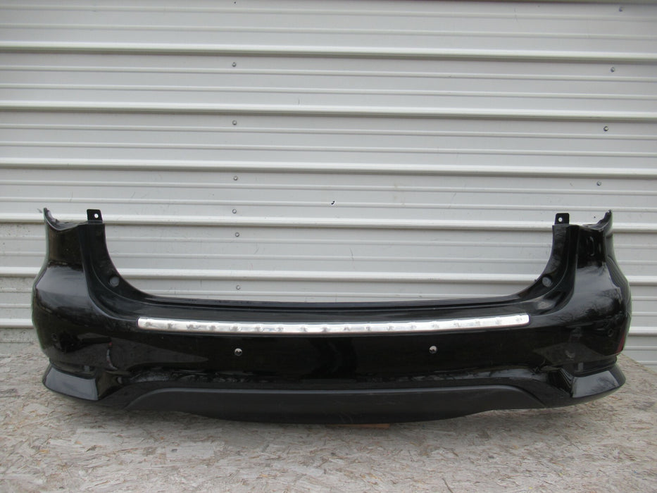 2016 2017 2018 INFINITI QX60 REAR BUMPER COVER PANEL W/ CHROME STEP PLATE OEM