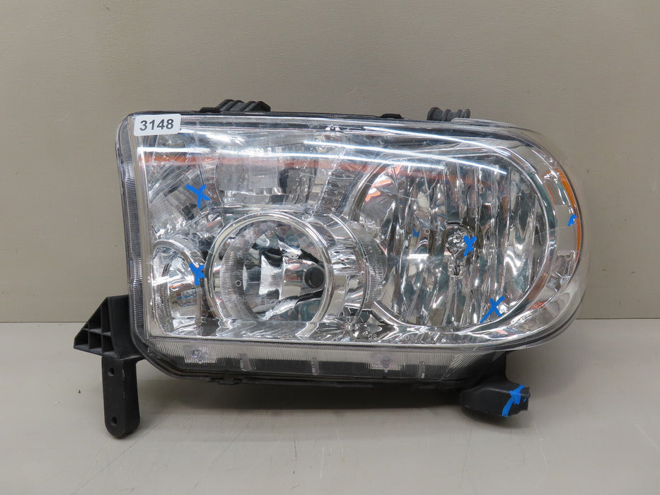 2007-2013 TOYOTA TUNDRA FRONT RIGHT PASSENGER HEADLIGHT HALOGEN OEM