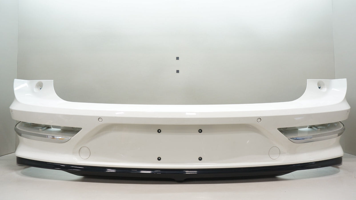 2021-2023 BENTLEY BENTAYGA REAR BUMPER COVER WITH SENSORS OEM -A9B GLACIER WHITE