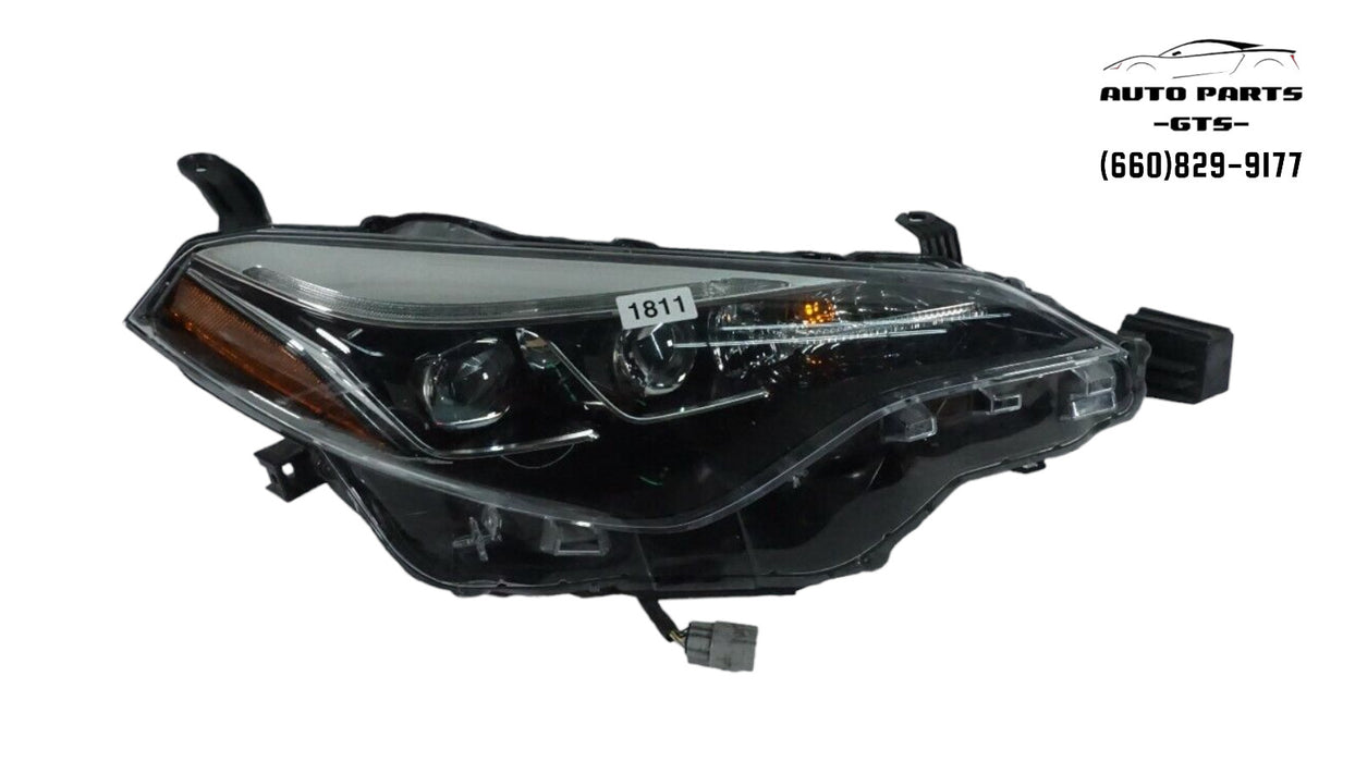 2017-2019 TOYOTA COROLLA FRONT RIGHT PASSENGER SIDE HEADLIGHT HEAD LAMP OEM