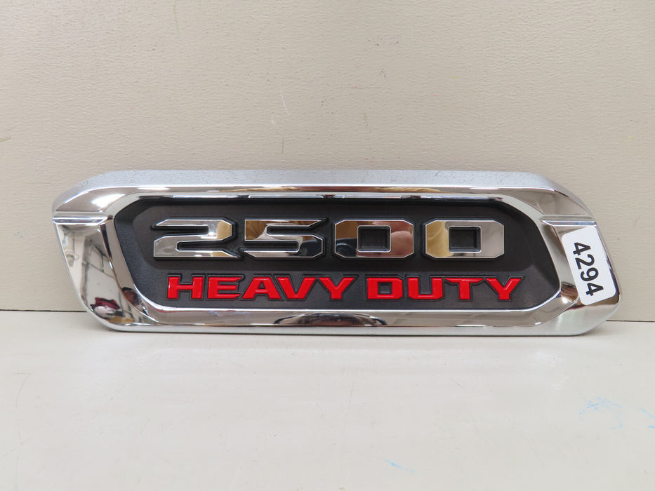 2019-2024 DODGE RAM 2500 HEAVY DUTY FRONT LEFT DRIVER HOOD EMBLEM OEM