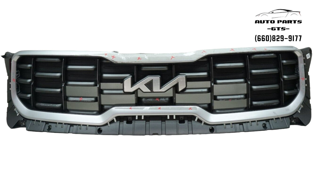 2023 KIA TELLURIDE SX FRONT BUMPER RADIATOR GRILLE W/ EMBLEM OEM 86352-S9600