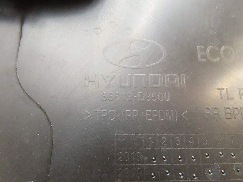 2019-2021 HYUNDAI TUCSON REAR LOWER BUMPER VALANCE COVER OEM 86612-D3500