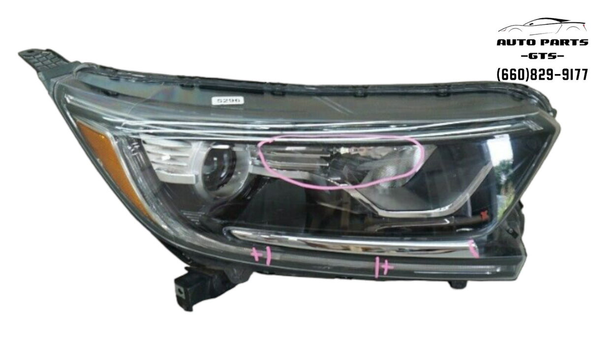 2017-2019 HONDA CR-V FRONT RIGHT PASSENGER SIDE HEADLIGHT LAMP HALOGEN OEM