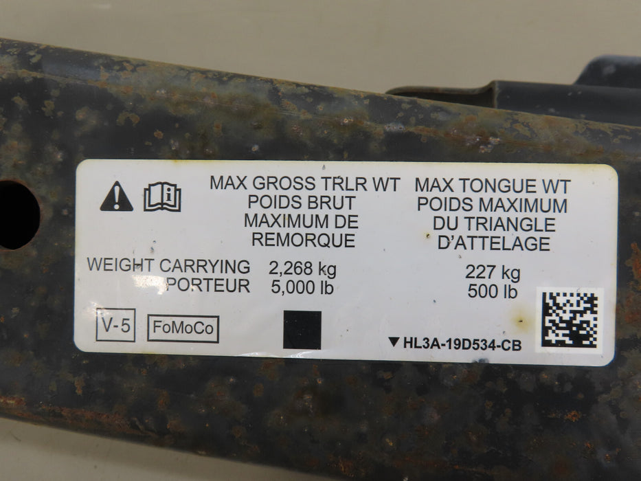 2015-2022 FORD F-150 REAR BUMPER REINFORCEMENT IMPACT W/O TOWING OEM