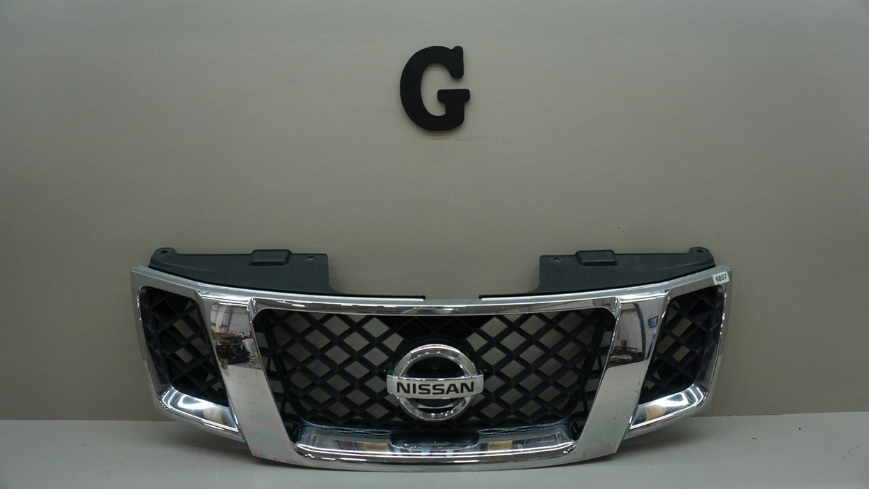 2008-2012 NISSAN PATHFINDER FRONT UPPER MAIN GRILLE 62310ZS00A OEM 08 09 10 11
