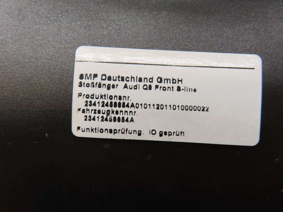 2019-2021 AUDI Q8 S-LINE FRONT BUMPER COVER OEM4M8807437D