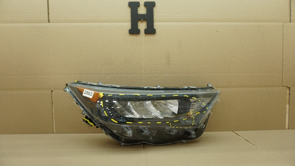 2019-2021 TOYOTA RAV4 FRONT RIGHT PASSENGER SIDE HEADLIGHT LED OEM 19 20 21