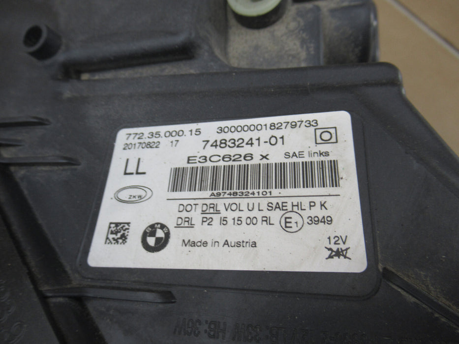 2016 2017 2018 2019 BMW 7 Series Driver LEFT LH LED Headlight LAMP OEM