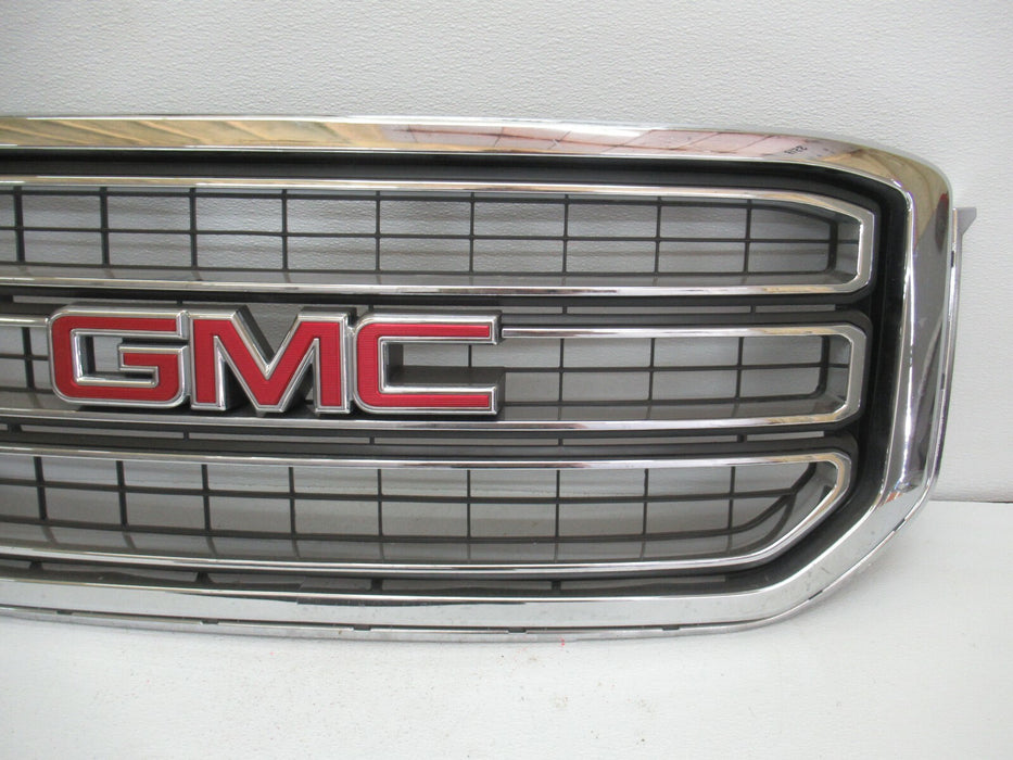 2015-2020 GMC YUKON XL FRONT BUMPER UPPER GRILLE GRILL CHROME PANEL 84722258 OEM