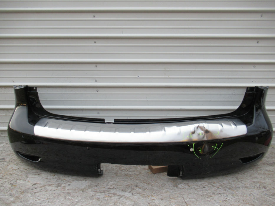 2011-2013 INFINITY QX56 REAR BUMPER COVER PANEL W/ PARKING SENSOR HOLES OEM