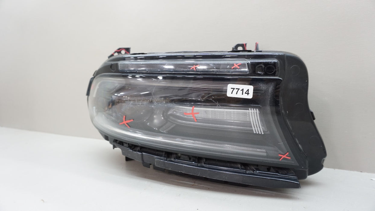 2015-2021 DODGE CHARGER FRONT RIGHT PASSENGER SIDE HEADLIGHT HALOGEN W/LED OEM