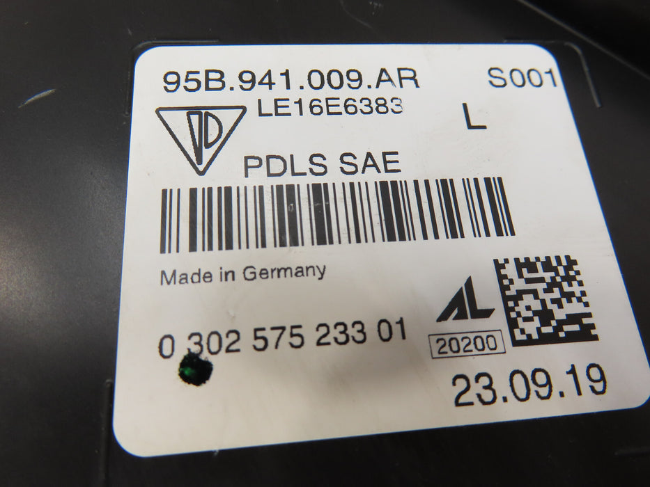 2019-2021 PORSCHE MACAN FRONT LEFT DRIVER SIDE FULL LED HEADLIGHT OEM