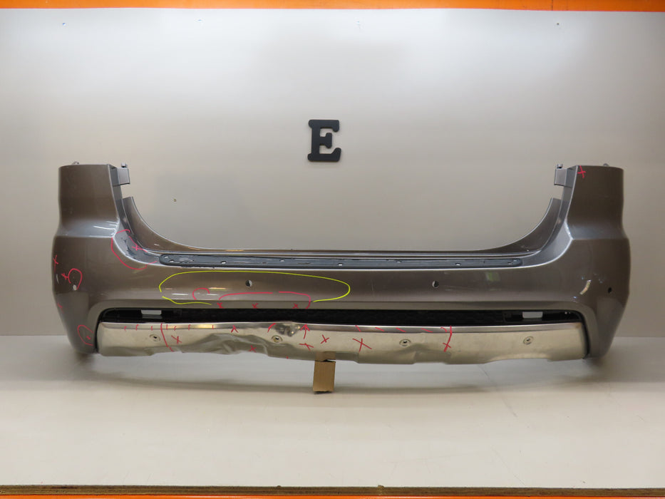 2011-2013 KIA SORENTO REAR BUMPER COVER W/ SKID PLATE OEM 86611-1U200