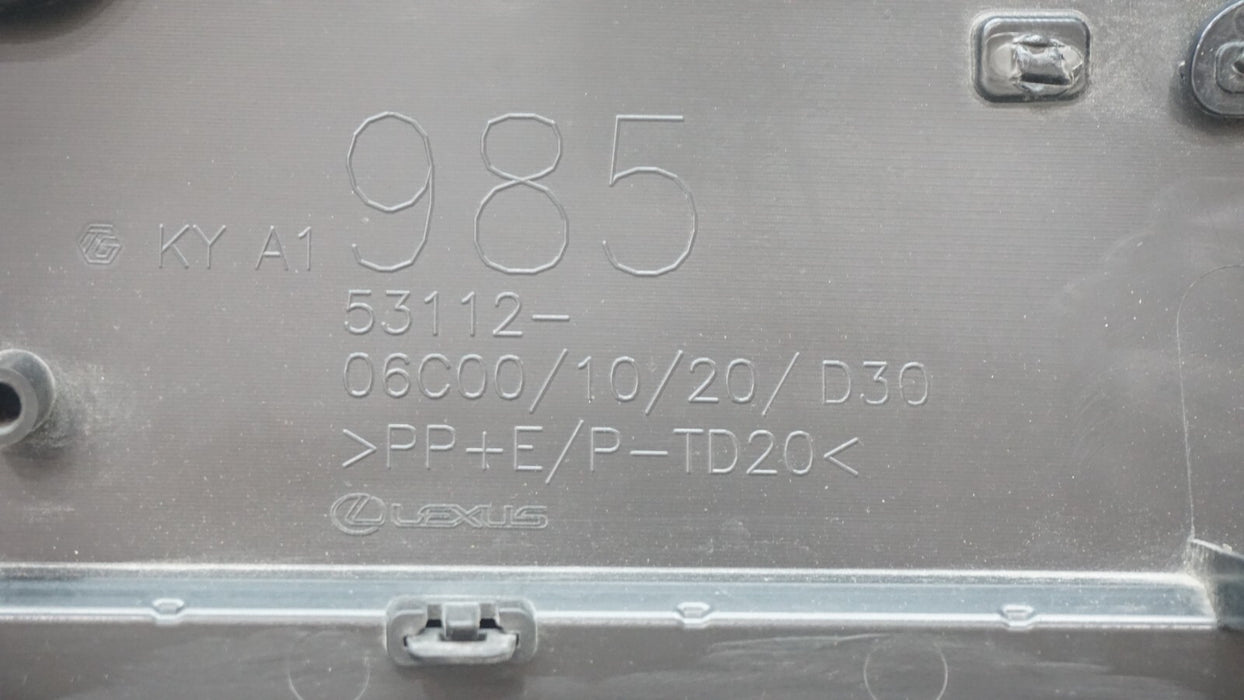 2019-2022 LEXUS ES350 BASE FRONT BUMPER RADIATOR GRILLE OEM 53112-06C00