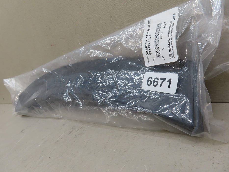 2019-2021 SUBARU ASCENT RIGHT FENDER FLARE WHEEL ARCH MOLDING OEM 91111XC12A