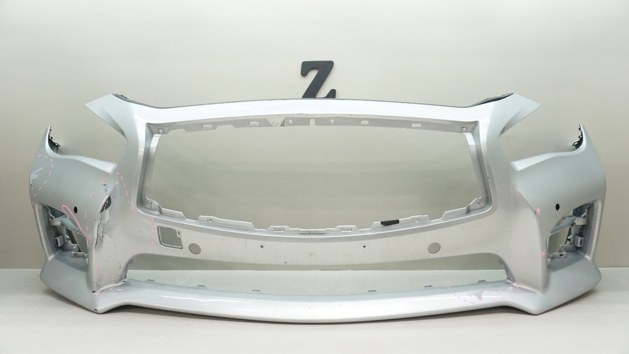 2014-2017 INFINITI Q50 FRONT BUMPER COVER PANEL OEM 620224HD0H