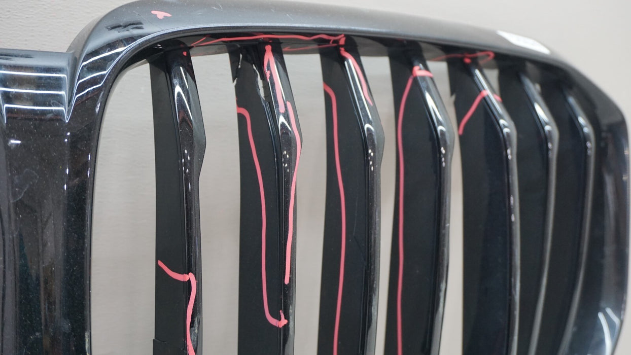 2019-2021 BMW X5 G05 FRONT CENTER RADIATOR GRILLE OEM 7454887