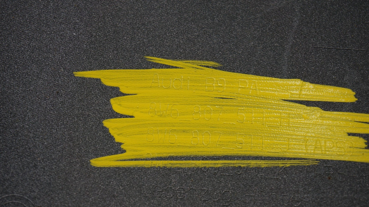 2019-2021 AUDI A5 B9 REAR BUMPER COVER PANEL OEM 8W6807511H