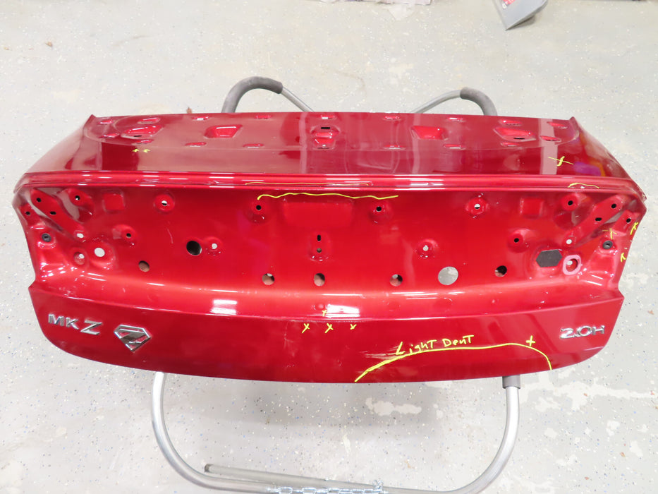 2013 2014 2015 2016 LINCOLN MKZ REAR TRUNK LID SHELL RED OEM