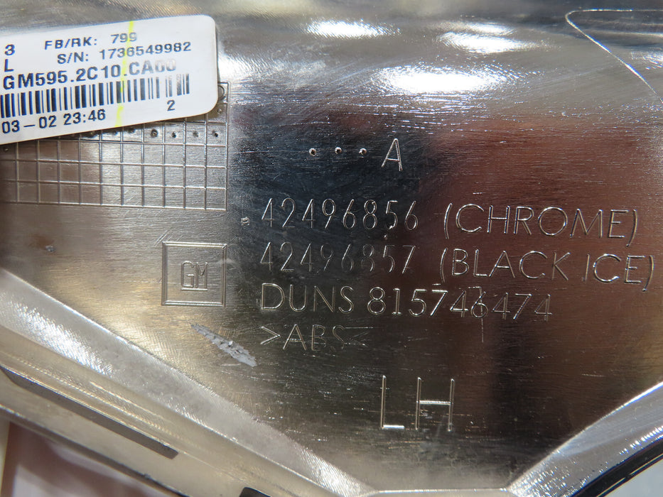 2019-2022 CHEVROLET BLAZER FRONT LEFT DRIVER SIDE GRILLE GRILL INSERT OEM