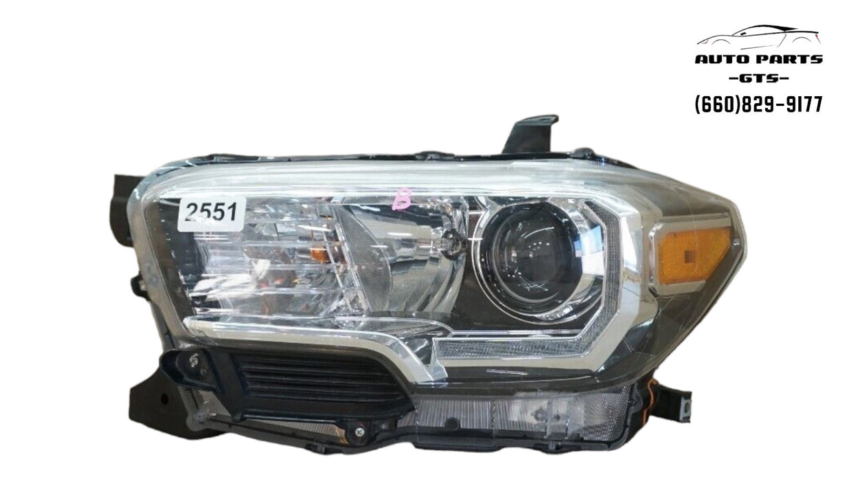 2016-2021 TOYOTA TACOMA FRONT LEFT DRIVERS SIDE HEADLIGHT OEM 16 17 18 19 20 21