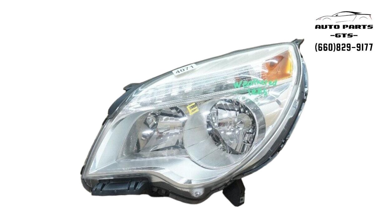 2010-2015 CHEVROLET EQUINOX FRONT LH LEFT DRIVER SIDE HEADLIGHT OEM